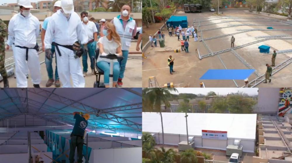 Obra del Hospital de Emergencia.