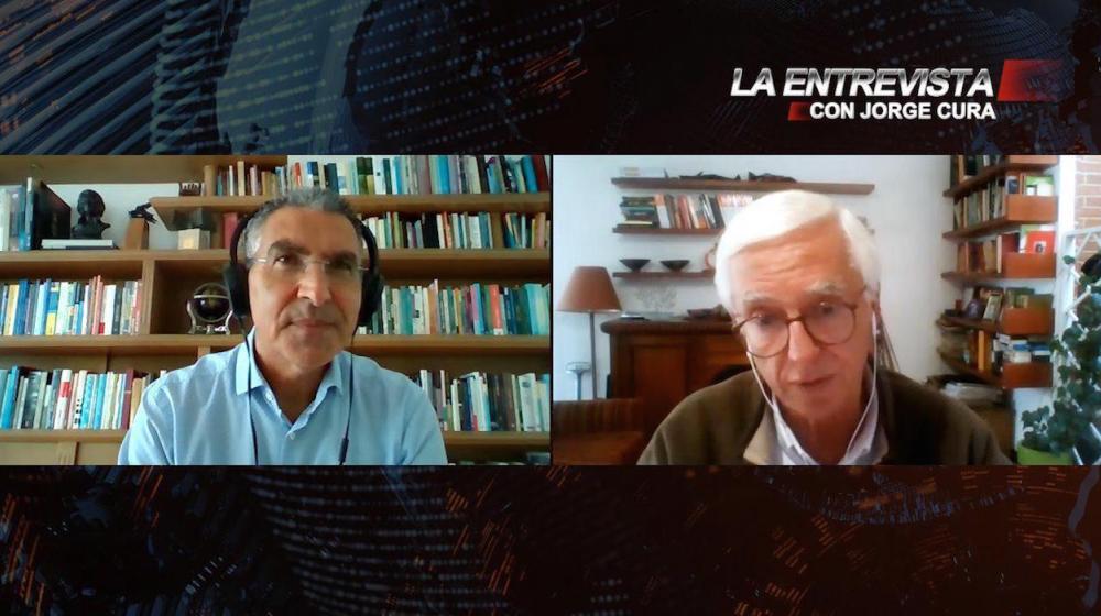 El Senador Jorge Robledo, durante La Entrevista con Jorge Cura.
