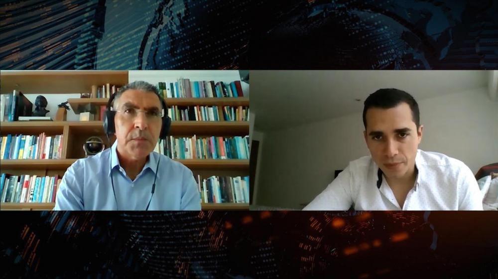 Pablo Pulido, Gerente de Mall Plaza Colombia, durante La Entrevista con Jorge Cura.