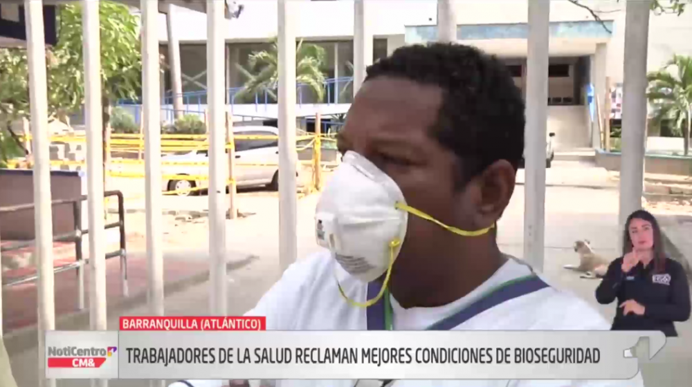 Fabián Palacios, en entrevista el 13 de abril.