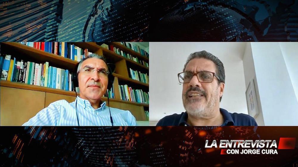 Mauricio Vargas Linares, durante La Entrevista con Jorge Cura.