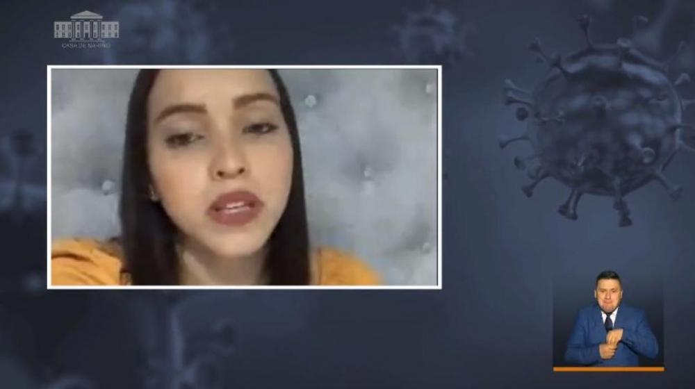 Claudia Bermejo, estudiante de medicina
