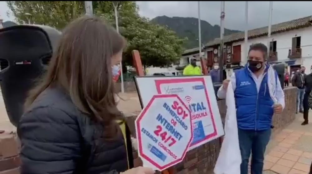 La MinTic Karen Abudinen instalado zonas digitales en Cundinamarca.