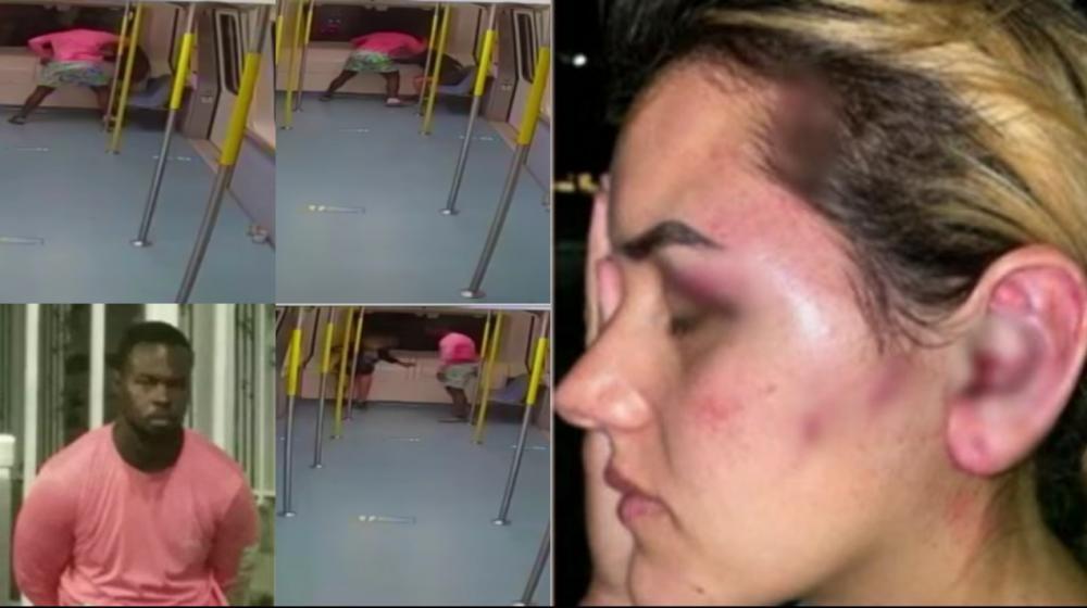 El hombre entró al vagón donde iba la colombiana y la atacó.