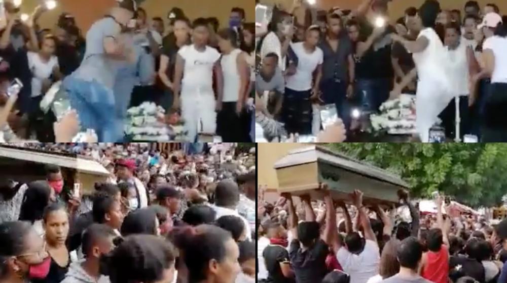 Homenaje champetero a Katiusca.