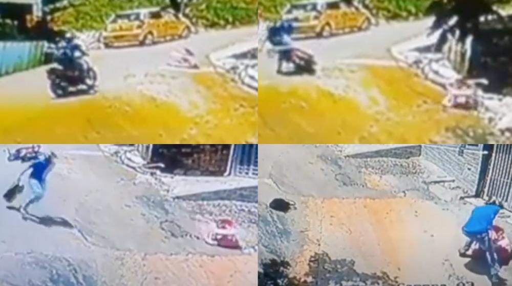 Imágenes del rescate al bebé.