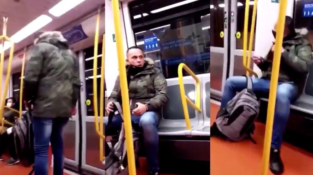 Imágenes del ataque racista.