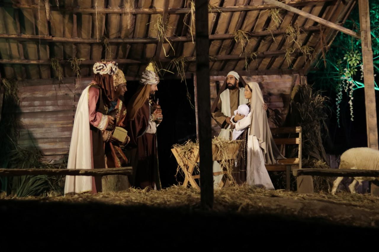 La llegada de los Reyes Magos.
