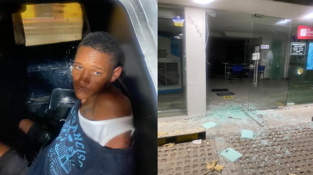 Jhaon Josué Ortiz, capturado por la Policía.