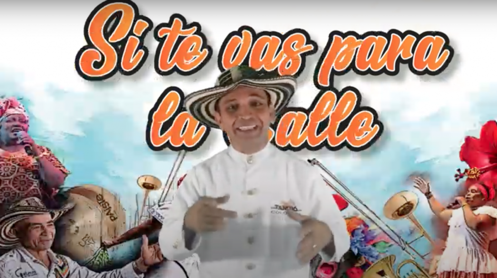 Imagen del video de la canción.