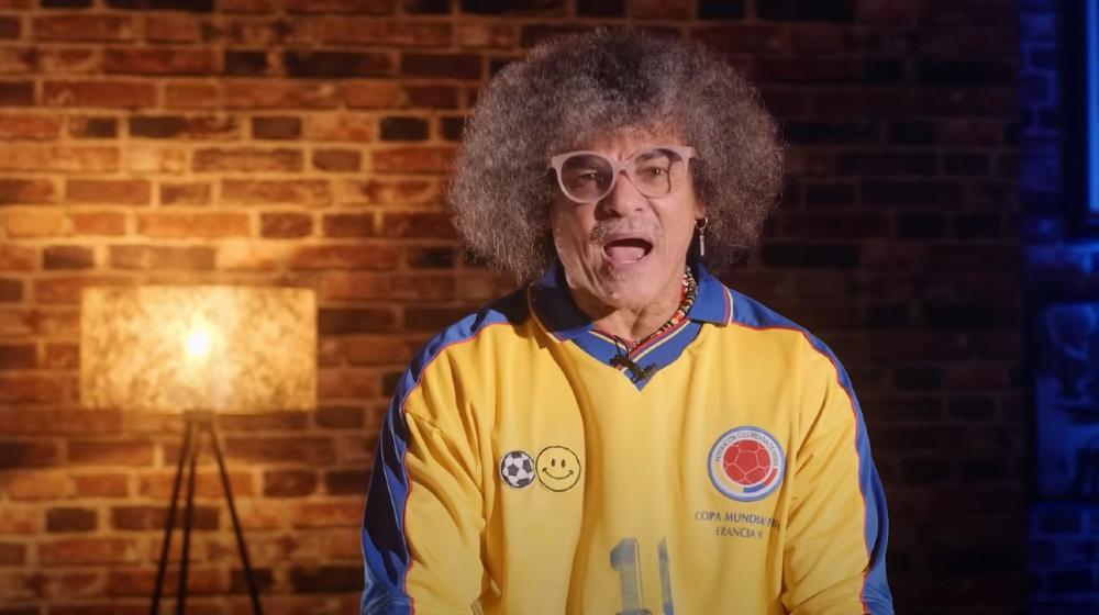 Carlos Valderrama, exjugador de la Selección Colombia. 