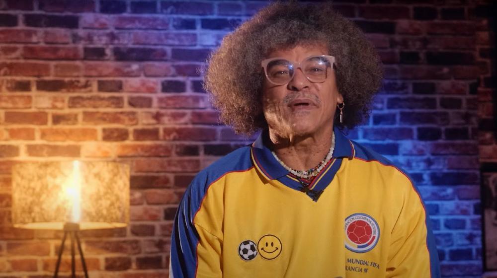 Carlos 'El Pibe' Valderrama. 