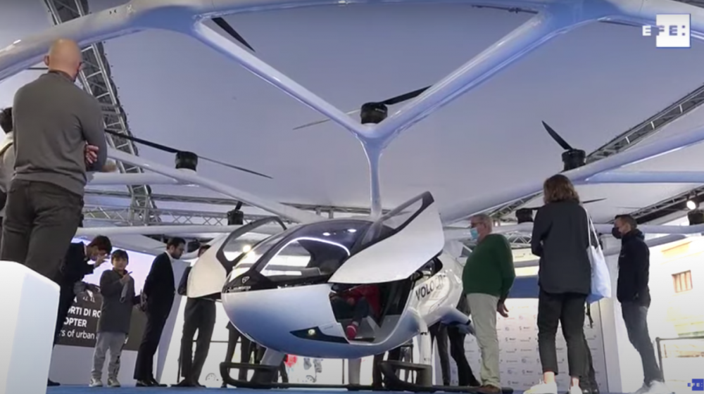 Imagen del taxi aéreo. 