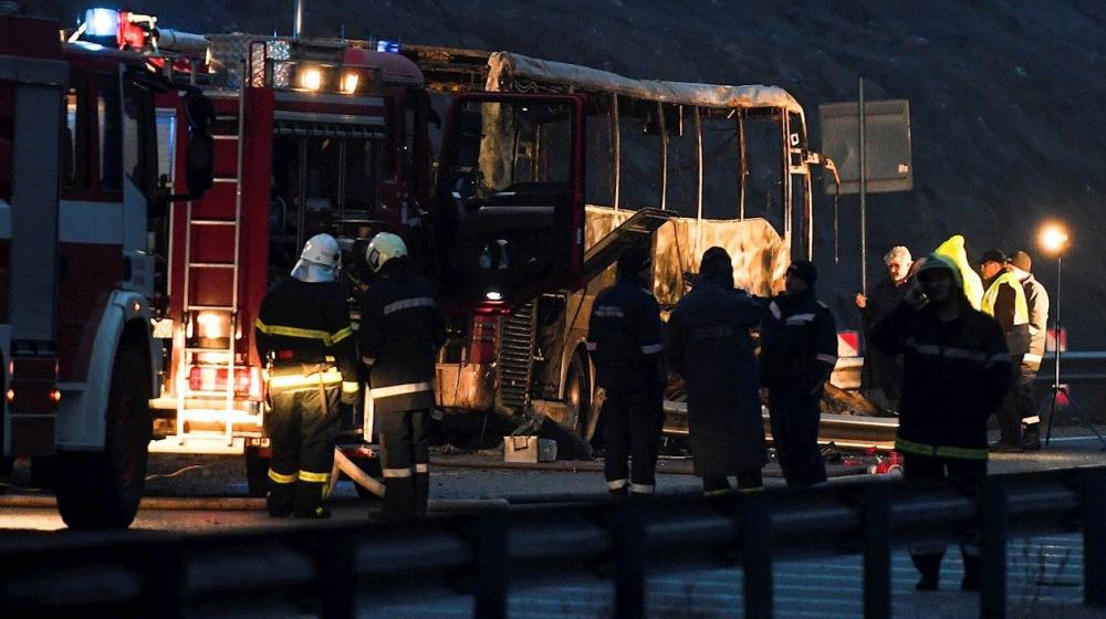 El bus procedía de Macedonia del Norte.