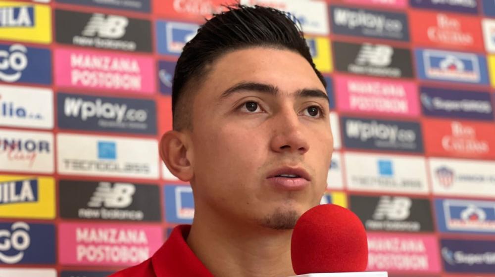 Fabián Ángel, volante de Junior. 
