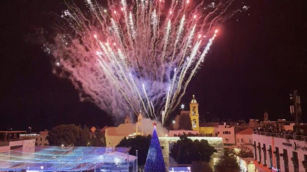 Encendido de la Navidad en Belén.