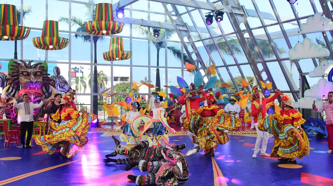 La presentación virtual de la cultura de Baranoa se realizó desde el Cubo de Cristal. 