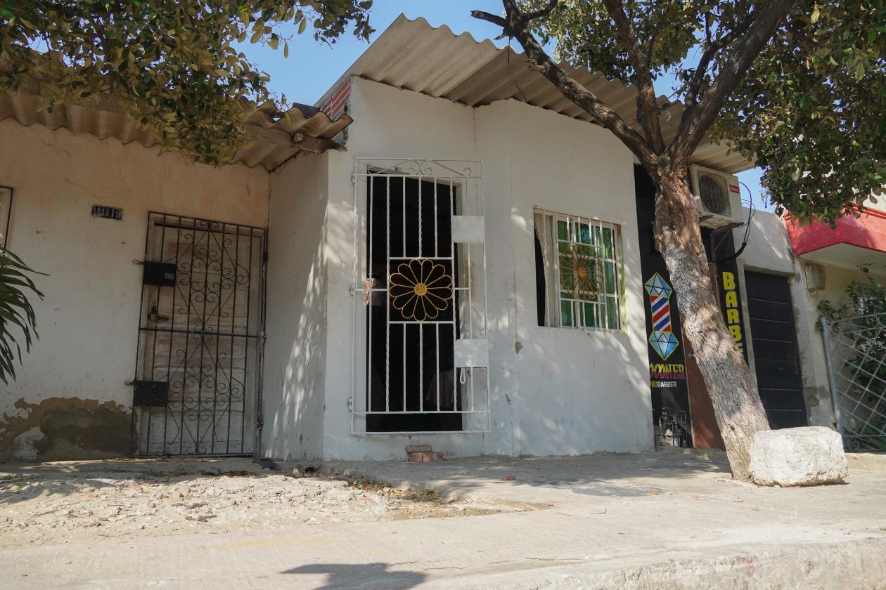 Casa beneficiada.
