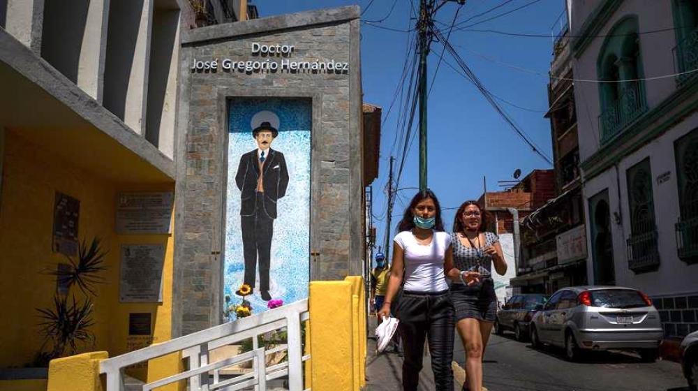 Un mural alusivo al Doctor José Gregorio Hernández, en Caracas, Venezuela.