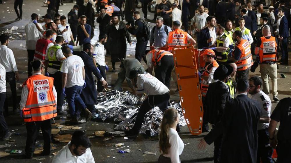 Una estampida humana en el norte de Israel dejó 45 muertos.