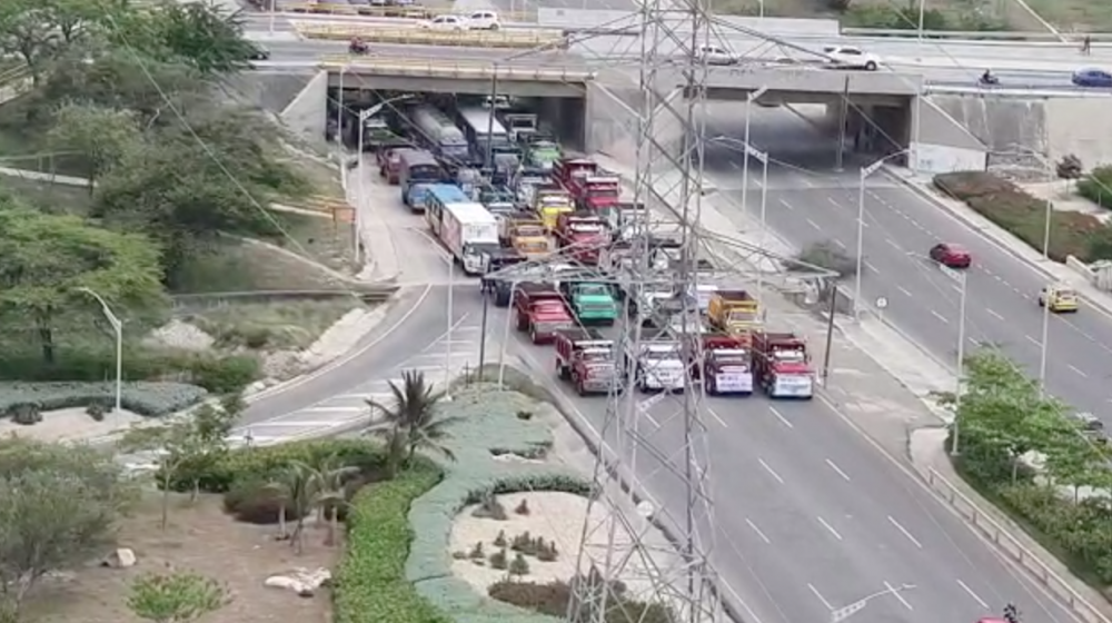 Imagen de la caravana.