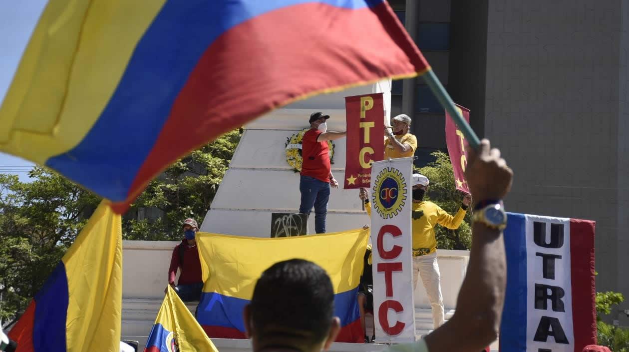 Manifestación del 20 de Julio en Barranquilla