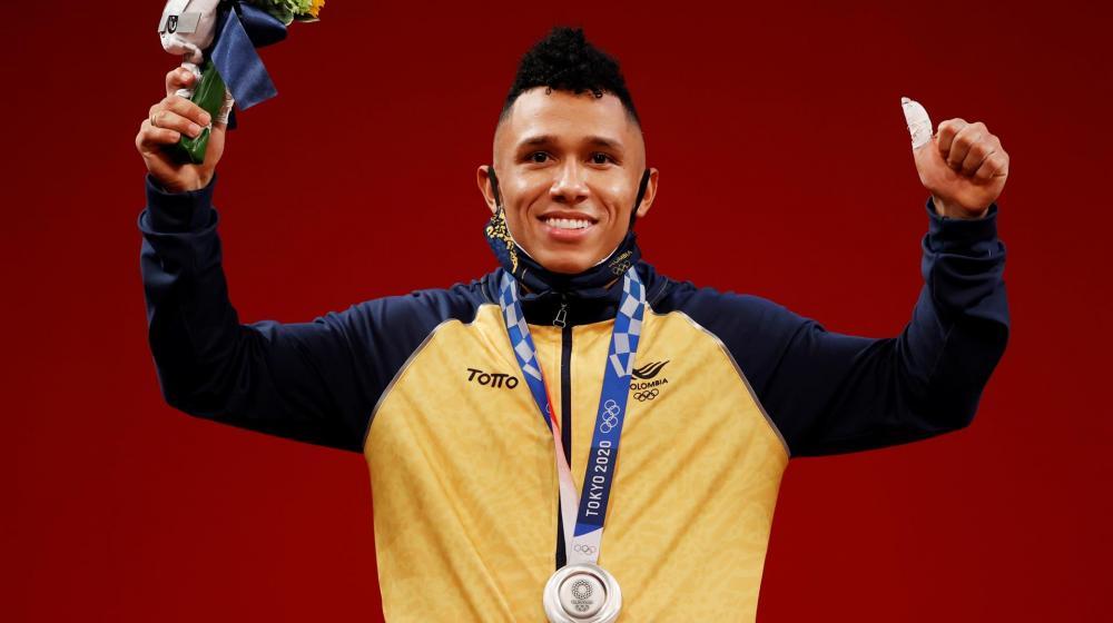 Luis Javier Mosquera, pesista colombiano.