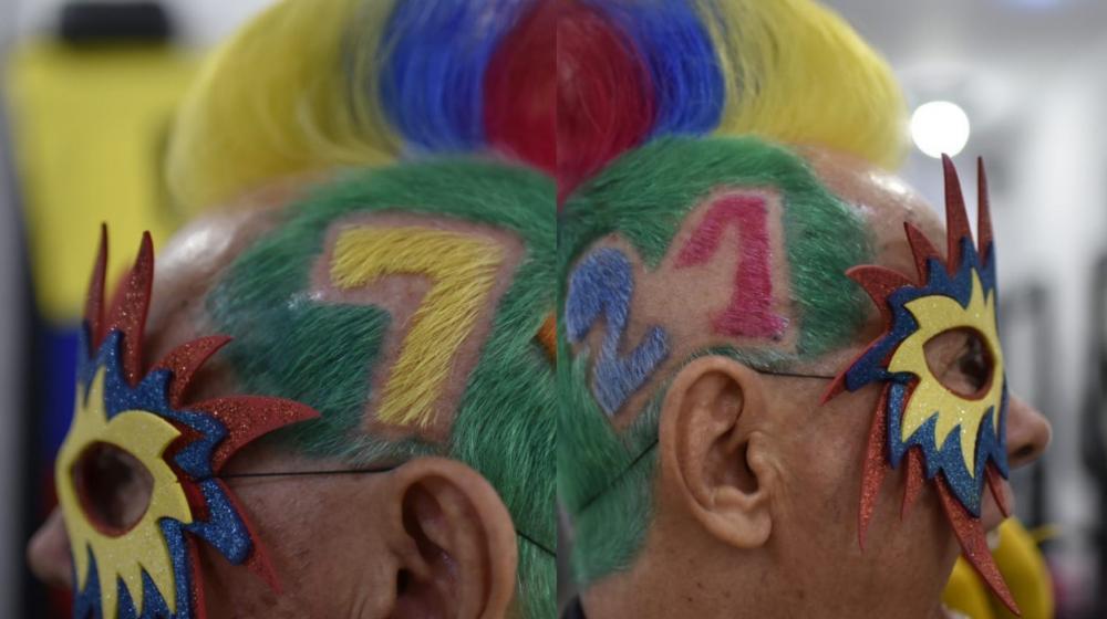 El 'Cole', hincha de la Selección Colombia. 