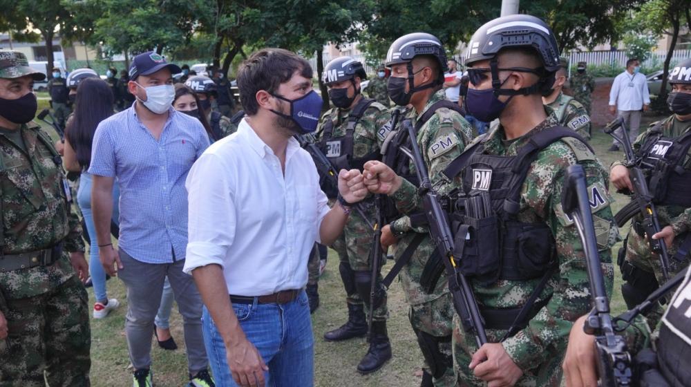 El Alcalde de Barranquilla, Jaime Pumarejo.