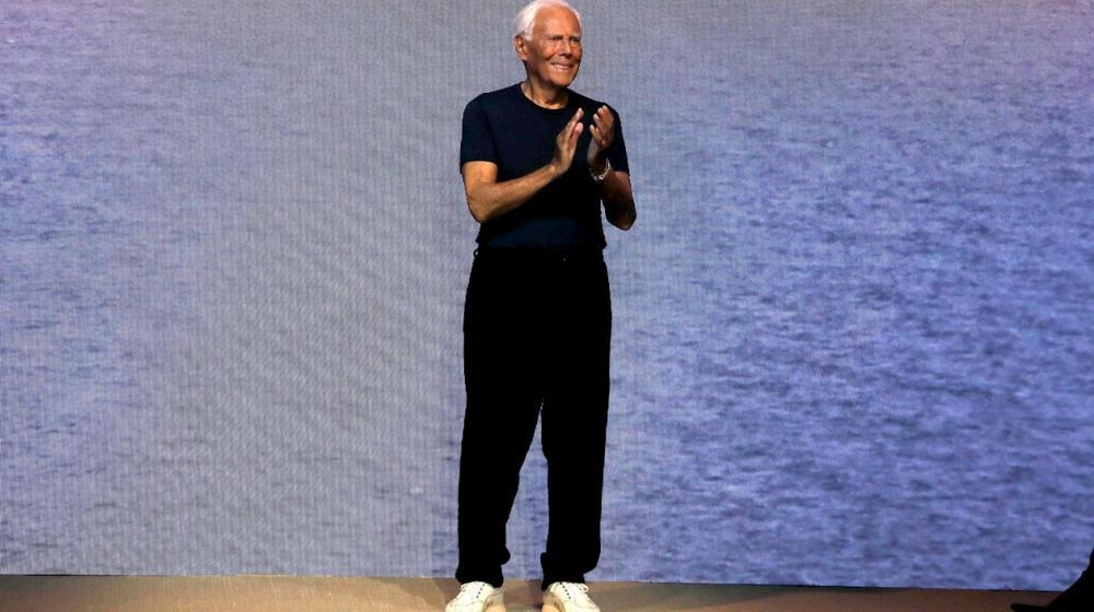 Giorgio Armani en una imagen de archivo. 