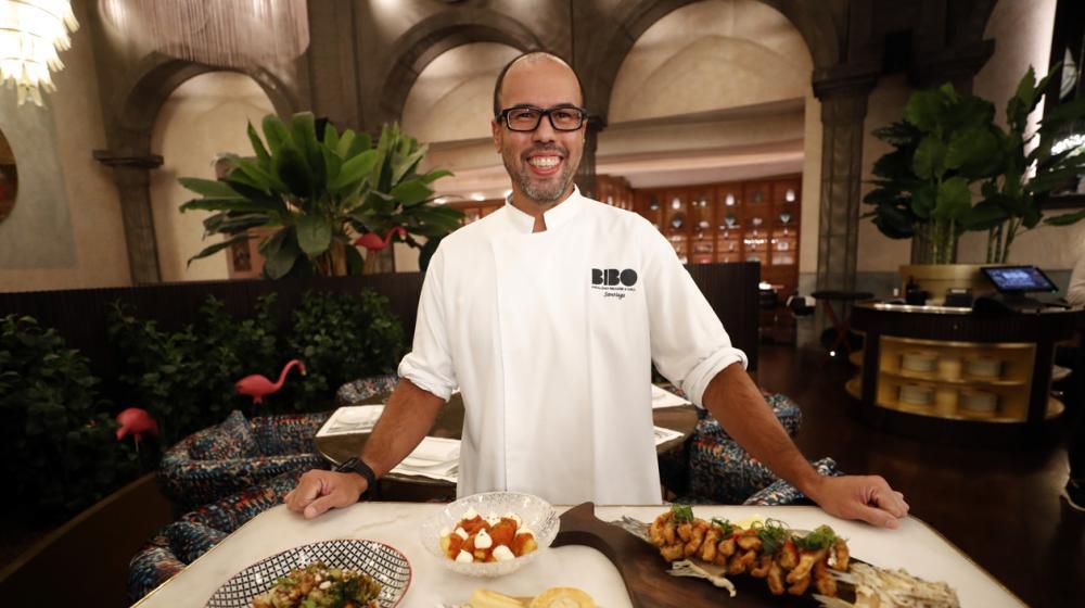 El chef Santiago Guerrero.