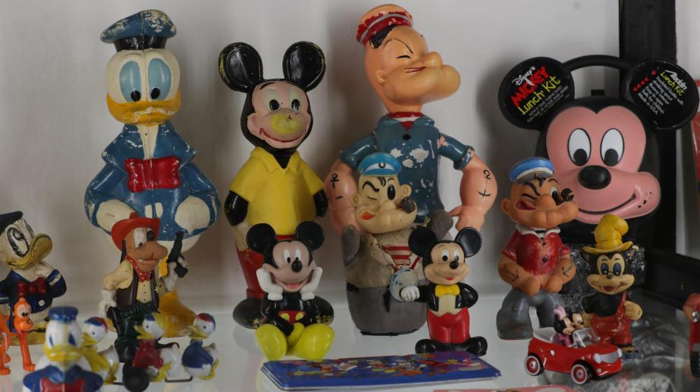 El Pato Donald, Mickey Mouse y Popeye hacen parte de la colección.