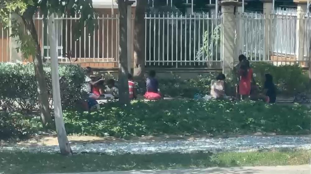 Niños utilizados para la mendicidad en Barranquilla.