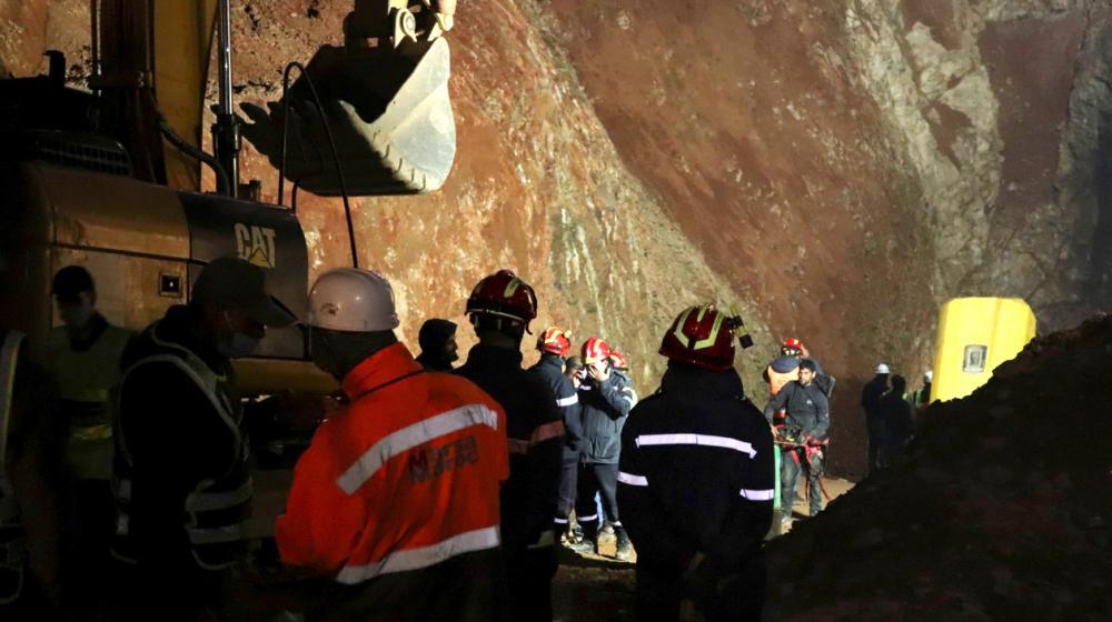 Labores de rescate del niño Rayan.