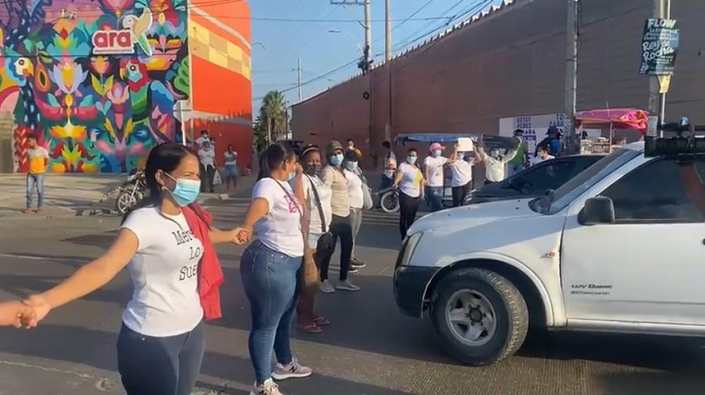 Bloqueo en la Vía 40