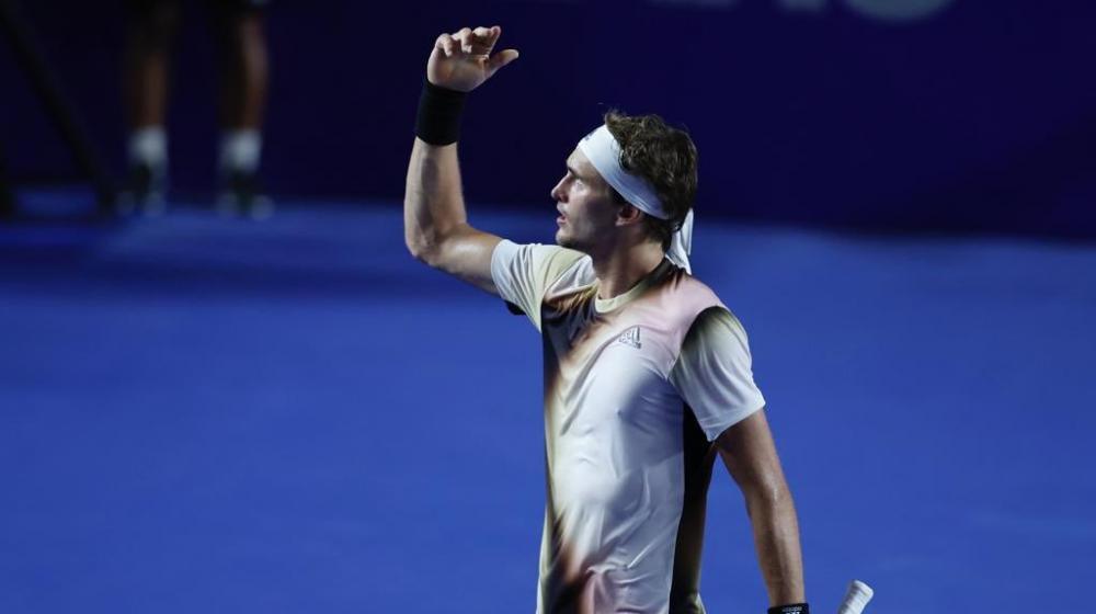 El alemán  Alexander Zverev.