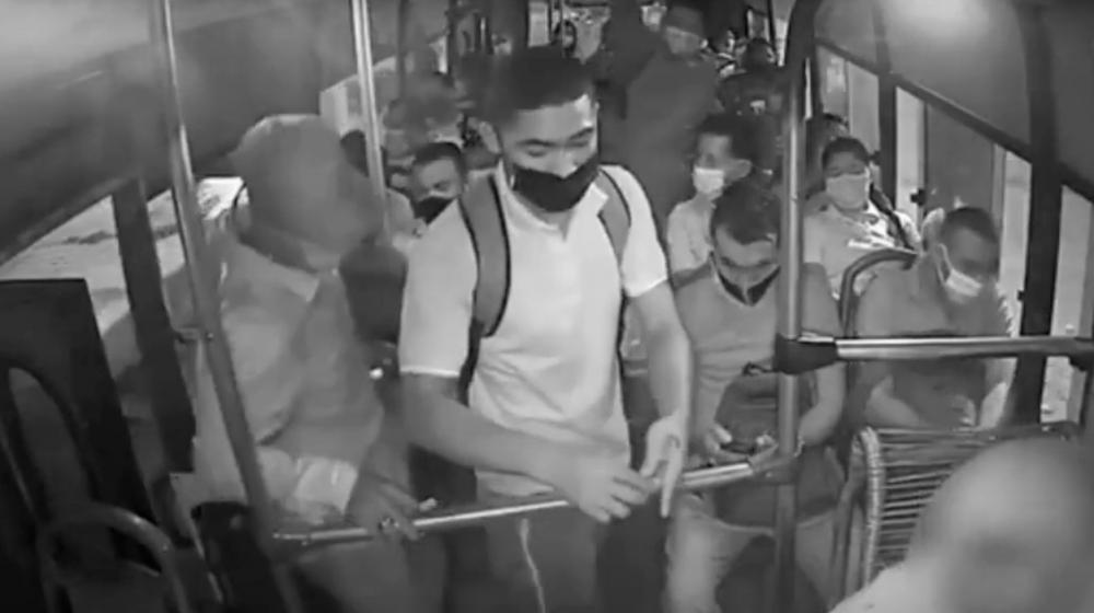 Así fue el atraco dentro del bus de Sobusa. 