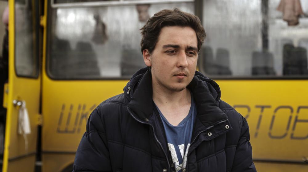 Dmitró, uno de los refugiados.