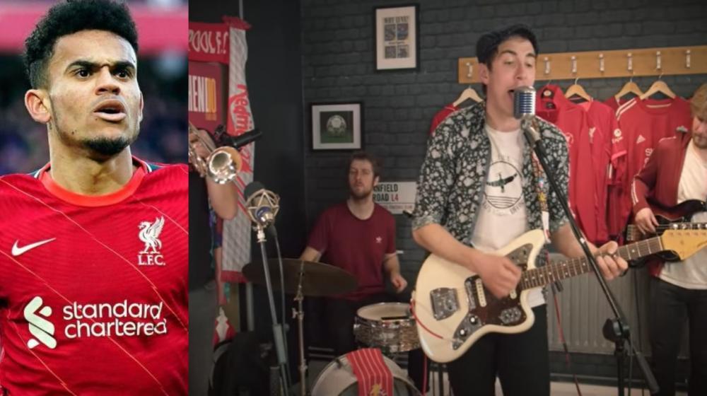 Luis Díaz es protagonista también de las canciones de los hinchas rojos.
