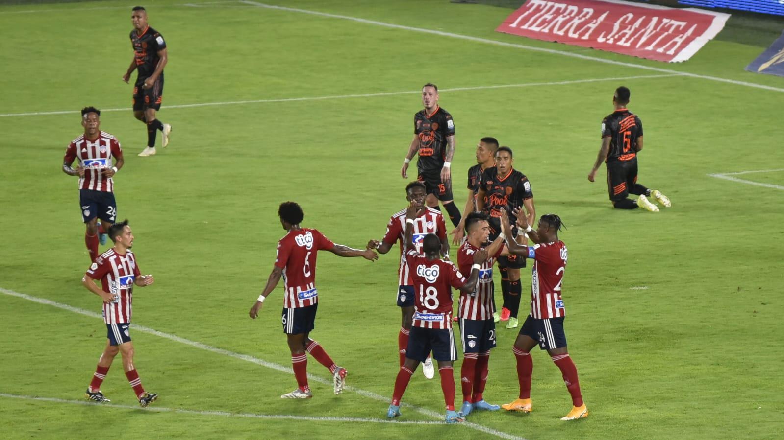 Celebración juniorista en elMetropolitano.