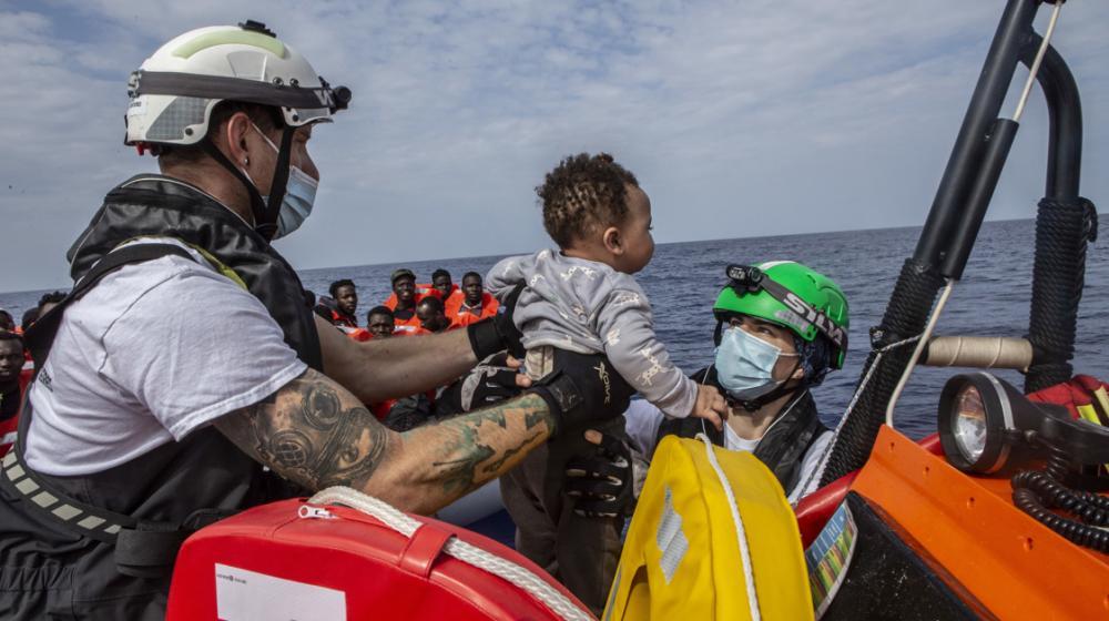 El Geo Barents el barco de Médicos sin Fronteras rescató hoy a 200 migrantes en el Mediterráneo.