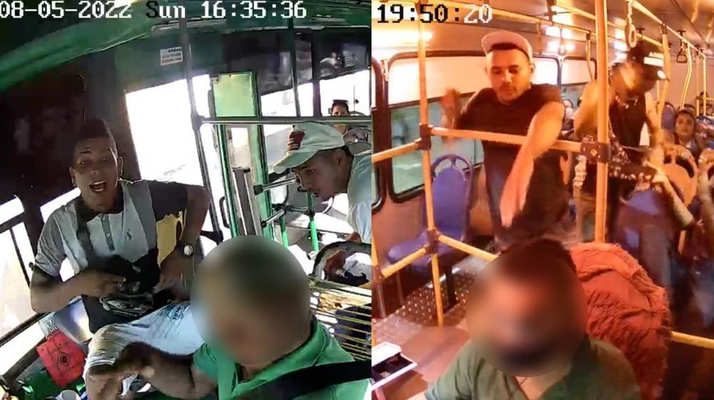 Los mismos ladrones asaltaron dos buses urbanos en la misma esquina de Barranquilla