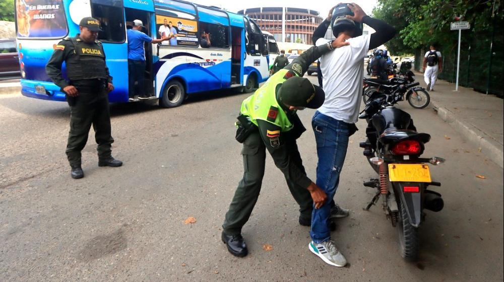 Operativos de la Policía en Cartagena.