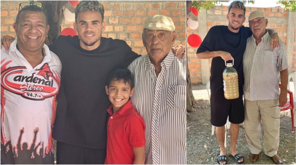 Luis Díaz con Alvaro Álvarez y Alcides Álvarez.