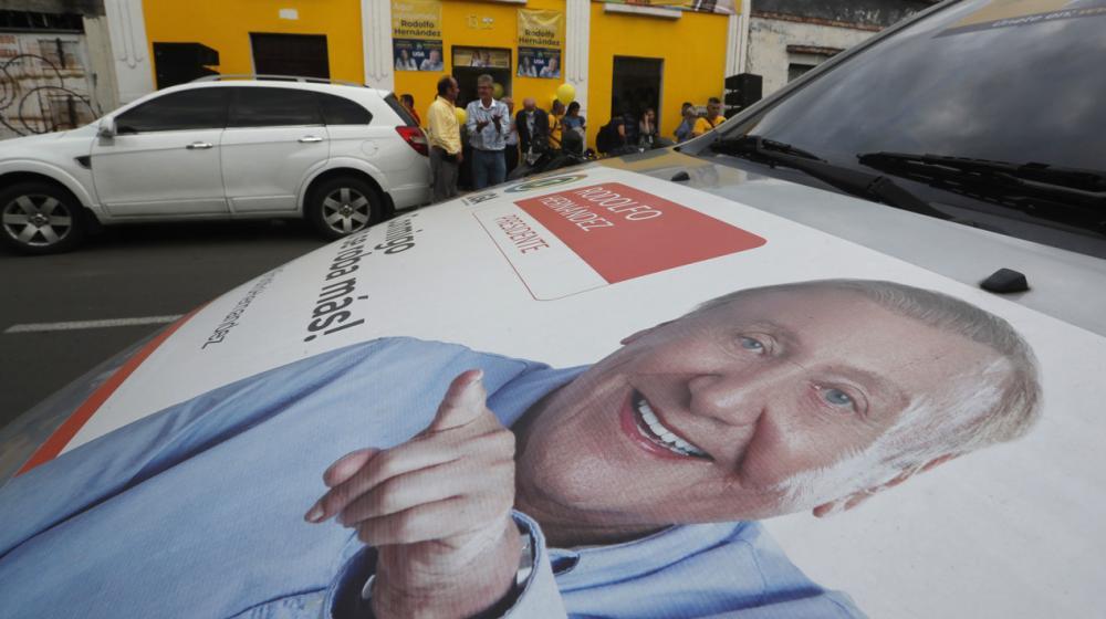 El candidato presidencial Rodolfo Hernández.