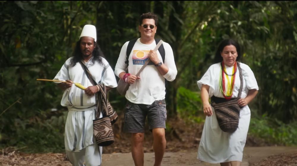 Carlos Vives en la Sierra Nevada de Santa Marta. 