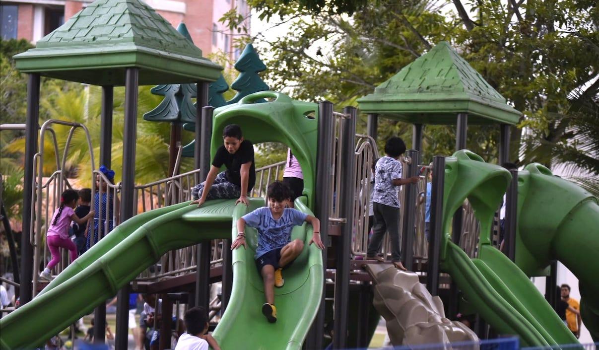 Diversión de los niños.