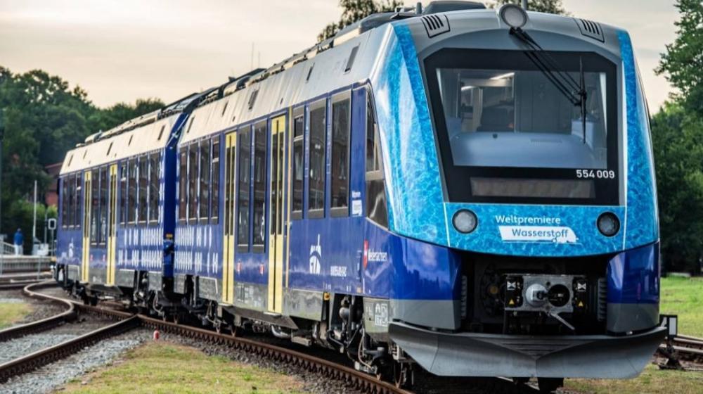 Tren impulsado con hidrógeno.
