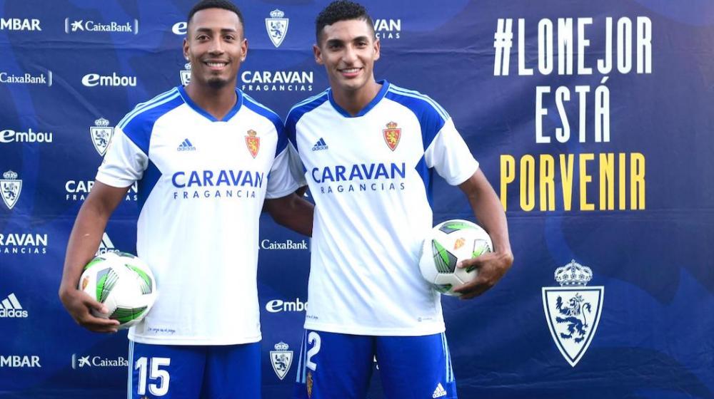 Jairo Quinteros y Gabriel Fuentes, refuerzos del Real Zaragoza.