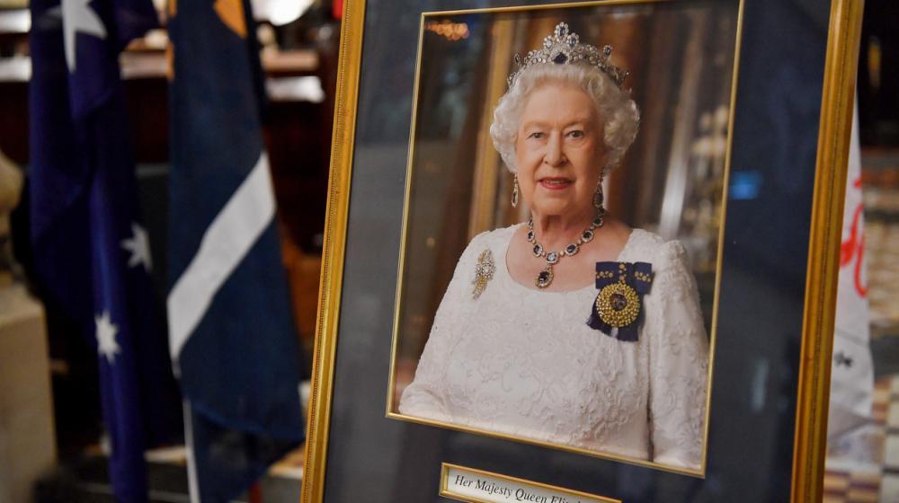 La reina Isabel II.